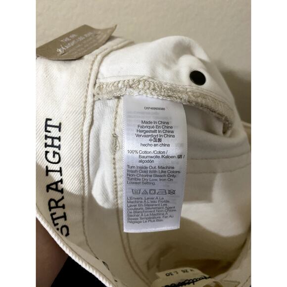 Madewell Jeans Men 26x30 1991 Straight-Leg Natural Wash Relaxed 90s Classic NWT - Picture 9 of 10